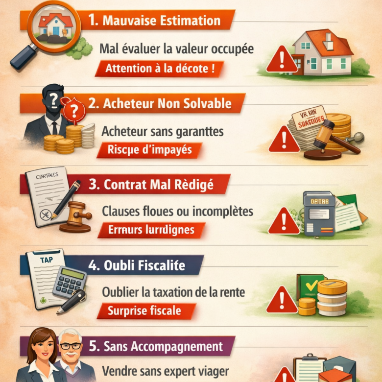 🟣 Les 5 erreurs à éviter avant de vendre en viager